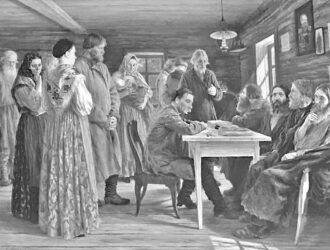 Земскій міръ на сѣверѣ.