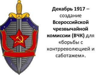 Создание ВЧК