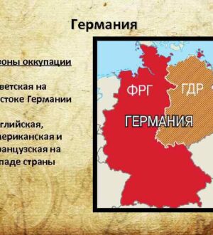 ФРГ – западная зона оккупации и немцы из России