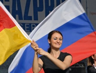 Русский и немец